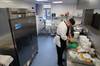 True upright and counter refrigeration cabinets at Little Plumstead School