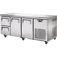True uses reversing fans to keep condenser coils cleaner