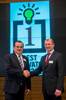 Best Innovator Award Dr Günter Blaschke Rational left and Dr -Ing Kai Engel A T Kearney