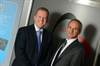 Curtiss-Wright's Kevin Rayment (left) and PGDT's Managing Director Hal Chenhall