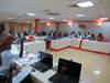 Heath Foundation staff train Ugandan health care workers using TurningPoint hand held voting sytems 1