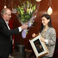 2012 års Ulla Billquist-stipendiat, Laleh Pourkarim.
