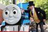 Jacob Owen meets The Fat Controller at Drayton Manor