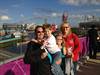 Joel with his family during his Olympic wish