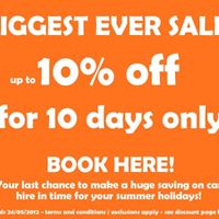 Biggest Ever Sale Book