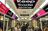 Keep Trade Going Interior Art CTA Train