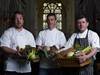 Chefs Sam Moody, Hywel Jones and Chris Staines