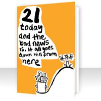21 Today Card