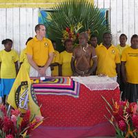 On behalf of the Savulei Council of Chiefs of the Solomon Islands, Paramount Chief Simon Pahini officially welcomes the Scientology Volunteer Ministers to the region. 