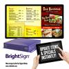 w0521br - BrightSign XD Smart Menu Board