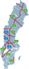 Farligaste vägarna i jul och nyårstrafiken