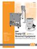 Tramp Oil Removal Equipment Brochure