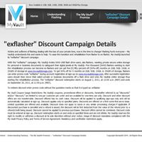 My Vault - -exflasher- Discount Campaign