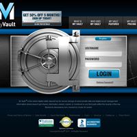 MyVault Homepage
