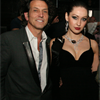 Stephen Webster and model wearing Zultanite Necklace