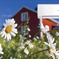 Värmepump sommar bild