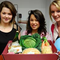 Anna Bird, Emily Goring and April Graham