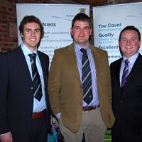 Niall Morrow, Stephen Houston and Cormac Flaherty