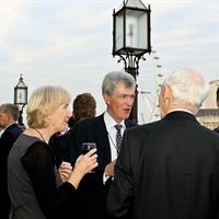 Guests on the Terrace at the House of Commons