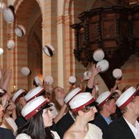 Årets studenter fejres i Klosterkirken