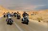 Israel Harley Davidson Riders Club in the Dead Sea. Photo by Ilan Mizrachi