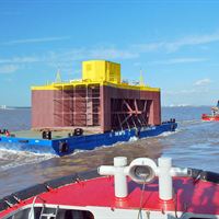 Neptune tugged in Humber 2010