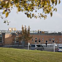 Slagelse sygehus under isoleringsarbejdet