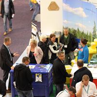 Bild från Elmia Waste & Recycling 2011, Swede Rehandlings monter. 