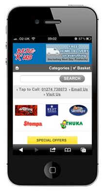 BedzRus Mobile Website