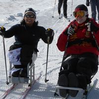 Anjali Forber-Pratt & Brad Humphrey - Credit - The Hartford - from the Hartford Ski Spectacular 2011