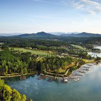 The Reserve at Lake Keowee spans 3,900 acres with 35 miles of shoreline in the foothills of the Blue Ridge Mountains.