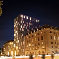Clarion Hotel Post. Vy från Åkareplatsen
