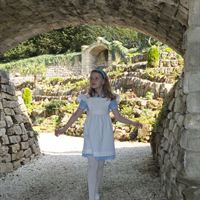 Alice in Brodsworth Gardens