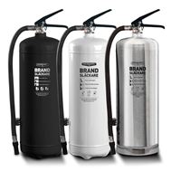 stainless, vit, svart brandsläckre