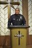 Captain Kato of the 77th precinct urged those present to use the resources available at the Center.