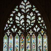 The eight panels of the West Window