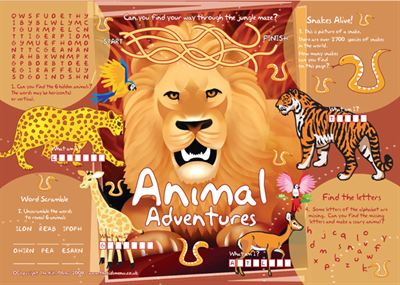 Kids Placemats and childrens placemats