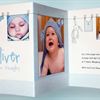 Cristening invitations tri fold