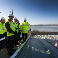 Topping out ceremony at Lympstone