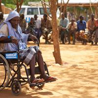  A disabled man in Dadaab camp, Kenya © B.Blondel/Handicap International