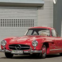 Mercedes 300 SL m direktinsprutad 6cyl motor 50-tal