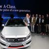 Världsintroduktion av nya A-Klass i Geneve, Koncernchef Dieter Zetsche och A-Team