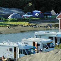 Camping vid havet