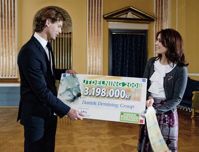 Rickard Sjöberg och HKH Kronprinsessan Mary, foto: Steen Brogaard