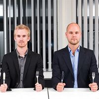 Mattias Falk (t v) och Anders Olsson, Foods redaktörer
