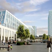 Point Hyllie blir navet i den nya stadedelen Hyllie i Malmö