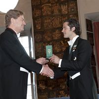 Jan-Eric Nilsson, Rederi AB Gotland, mottar Näringslivsmedaljen