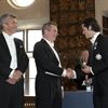 Ulf och Jens Spendrup, Spendrup bryggeri, mottar Näringslivsmedaljen