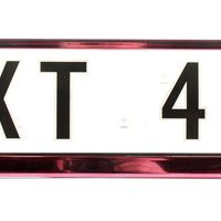 Nummerskylthållare