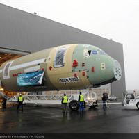 Första A350 XWB slutmonteras